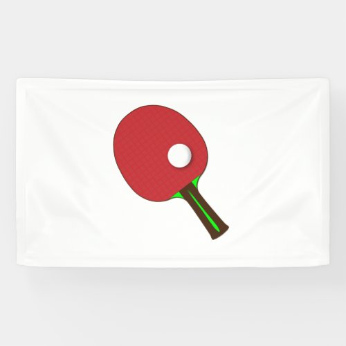 Table Tennis Bat Banner