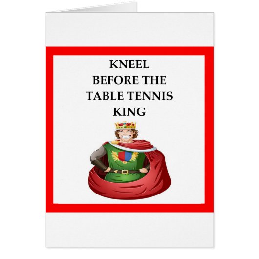 table tennis cards (Front)