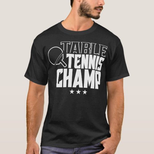 Table Tennis Champ Classic TShirt
