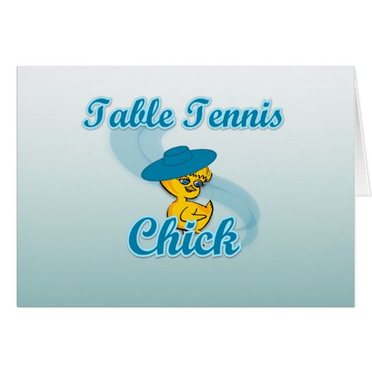 Table Tennis Chick #3 Cards (Front Horizontal)