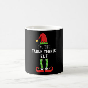 Table Tennis Elf Christmas Matching Family Gift Coffee Mug