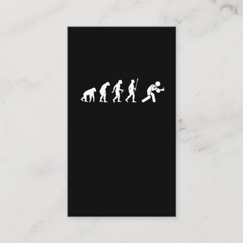 Table Tennis Evolution Ping Pong Player Business Card