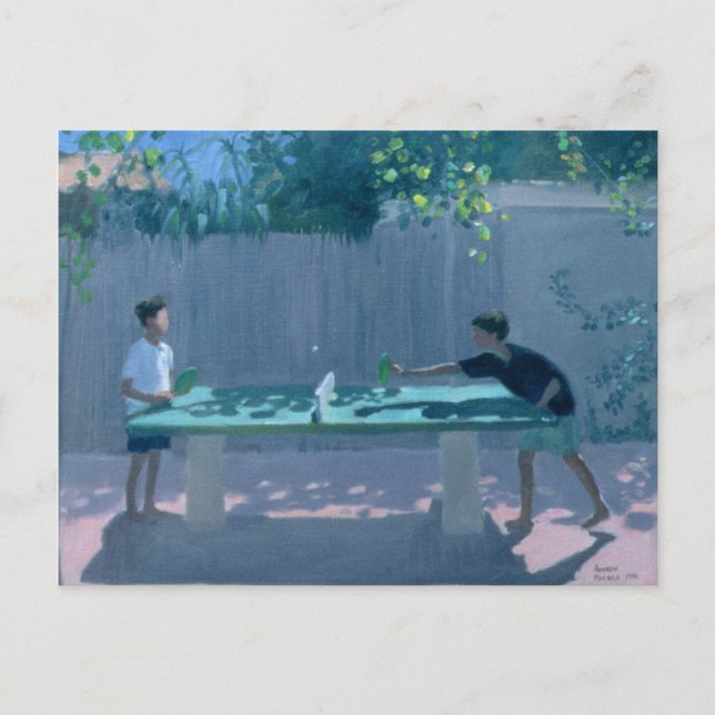 Table Tennis France 1996 Postcard (Front)