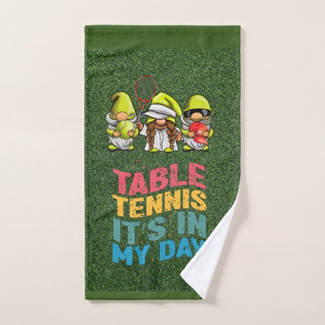Table Tennis  Hand Towel (Hand Towel)