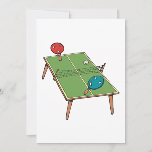 Table Tennis Invitation