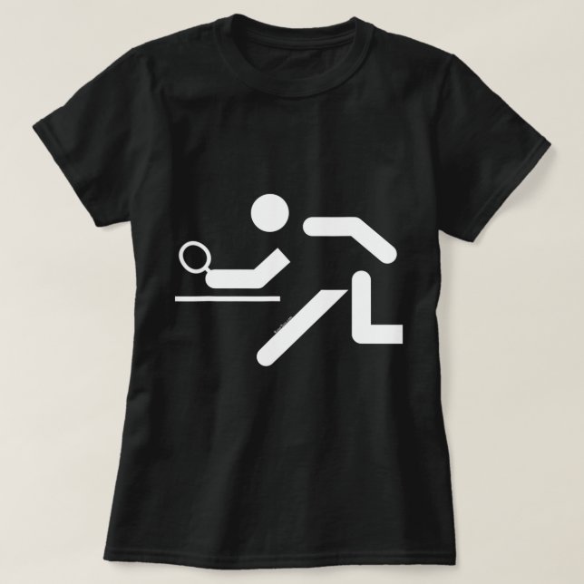 Table Tennis Jersey   for Chinese sports enthusias T-Shirt (Design Front)