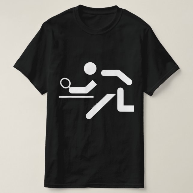 Table Tennis Jersey   for Chinese sports enthusias T-Shirt (Design Front)