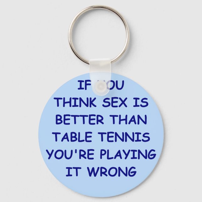 table tennis keychain (Front)