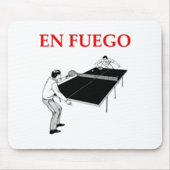 Table Tennis Mouse Pad by jimbuf at Zazzle
