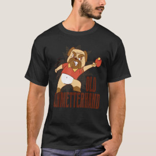 Table Tennis Old Schmetterhand Pingpong Outfit Dog T-Shirt