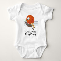 Table Tennis Ping Pong Baby Bodysuit