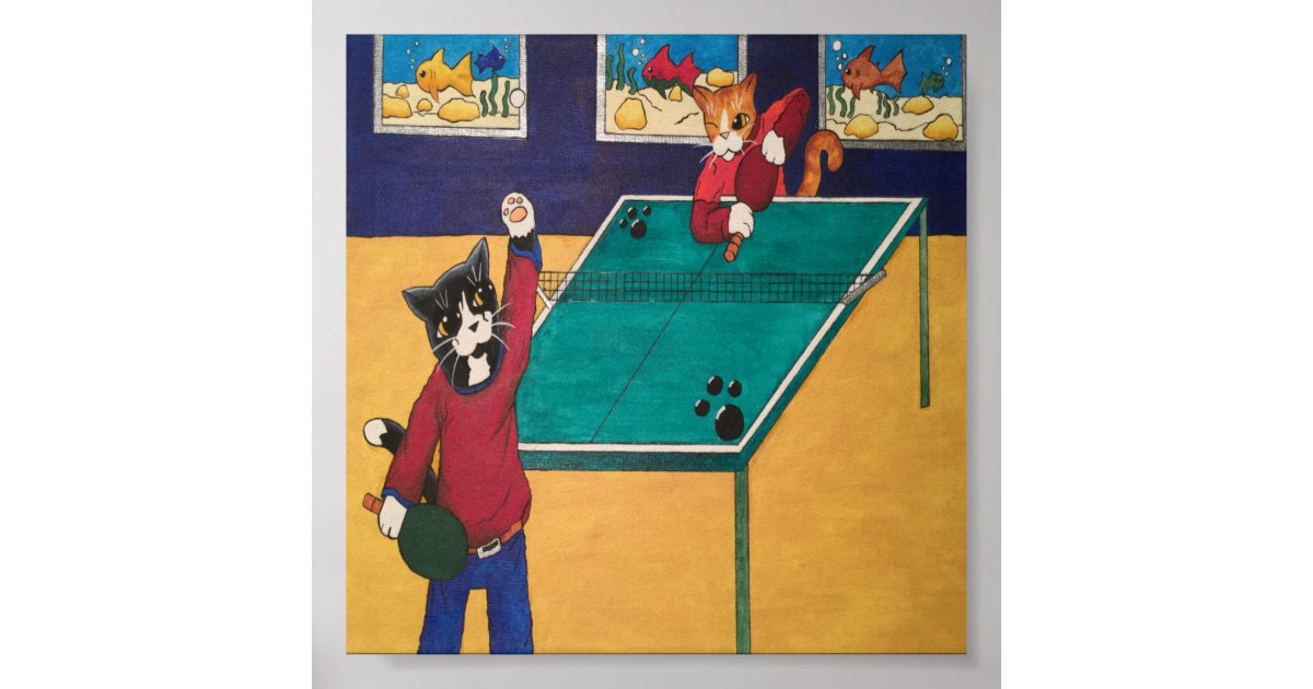 Ping Pong Table Poster