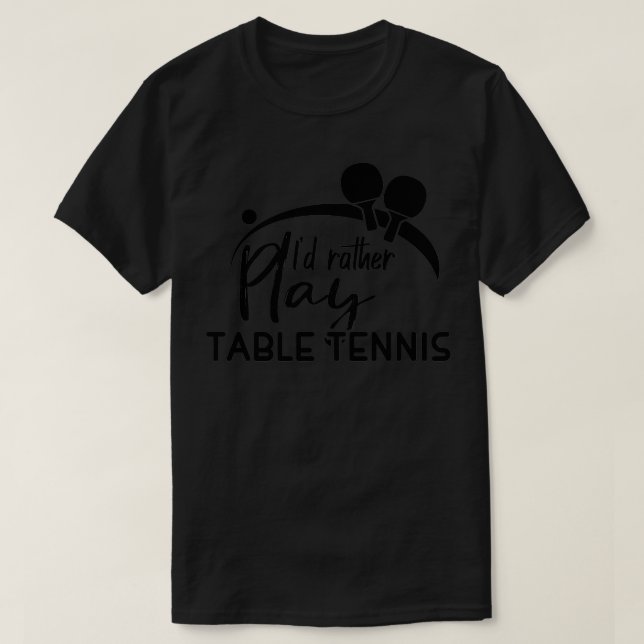 Table tennis Ping Pong Classic TShirt (Design Front)