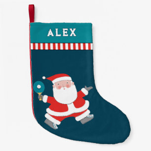 Table Tennis Ping-Pong Holiday Gift Small Christmas Stocking