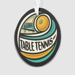 Table Tennis ping Pong Ornament