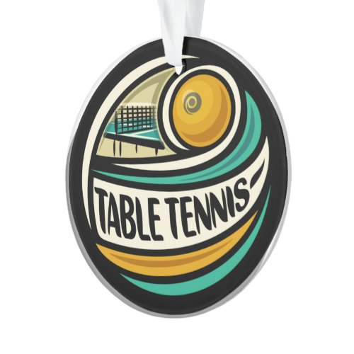 Table Tennis ping Pong  Ornament