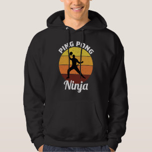 Table tennis Ping pong paddles Players Hoodie