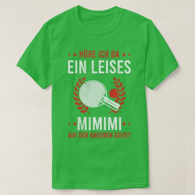 Table Tennis Ping Pong Player Club Outfit 4 T-Shirt (Design Front)