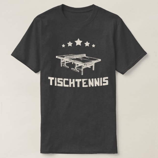 Table Tennis Ping Pong Player Club Outfit 6 T-Shirt (Design Front)