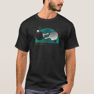 Table Tennis Ping Pong Player Racket Science T-Shirt
