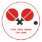 Table tennis ping-pong rackets and ball black, red