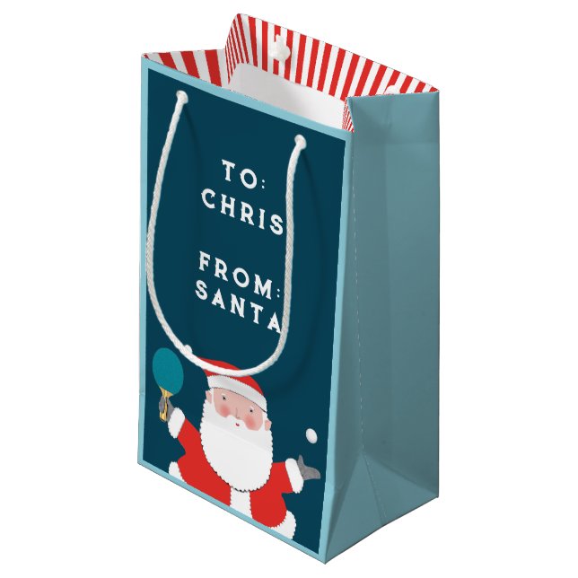 Table Tennis Ping-pong Small Gift Bag (Front Angled)