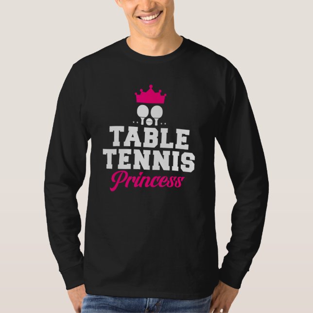 Table Tennis Princess T-Shirt (Front)
