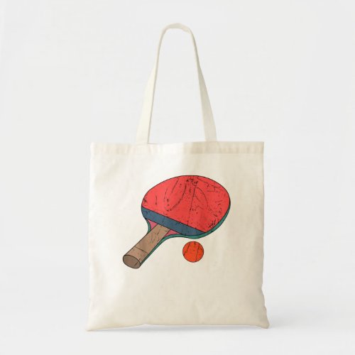 Table Tennis Retro Vintage Ping_pong Lover  Tote Bag