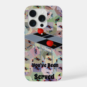 Table Tennis Served, Magnetic Card iPhone 15 Pro Case