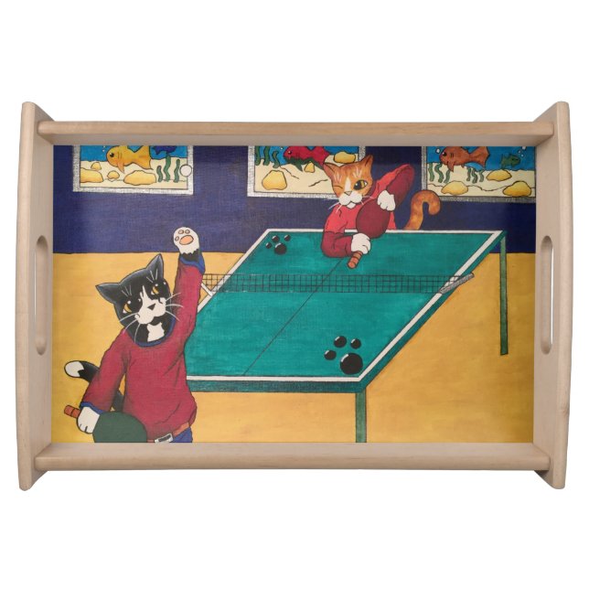 Table Tennis Serving Tray (Front)