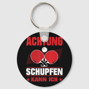 Table tennis shoes and push king keychain