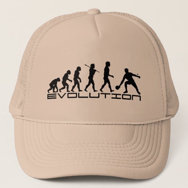 Table Tennis Sport Evolution Art Trucker Hat (Front)