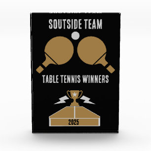 Table Tennis Tournament Acrylic Award