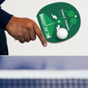 Table Tennis Tournament Ping Pong Paddle