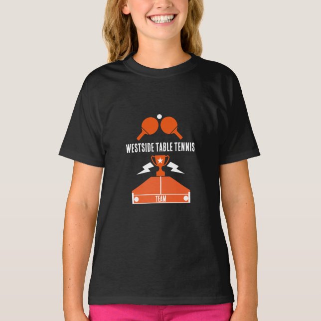 Table Tennis Tournament T-Shirt (Front)