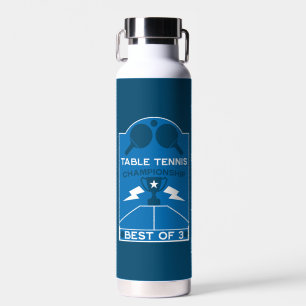 Table Tennis Tournament Water Bottle