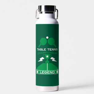 Table Tennis Tournament Water Bottle