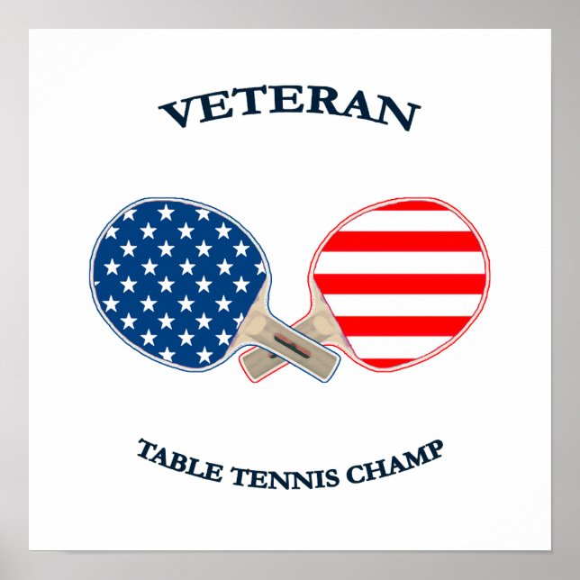 Table Tennis Veteran Poster (Front)