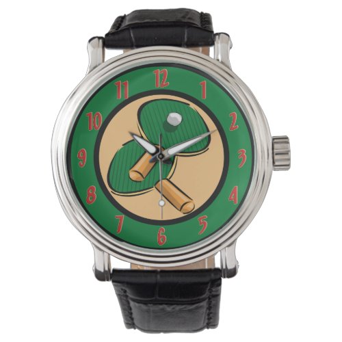 Table Tennis Wrist Watch