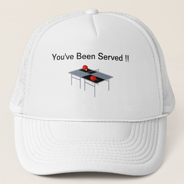 Table Tennis You've Been Served, Trucker Hat (Front)
