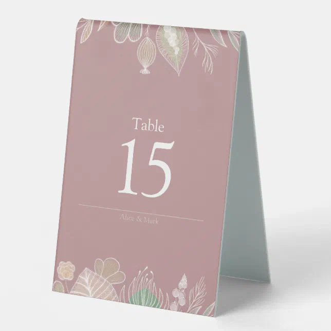 Table Tent Sign Zazzle