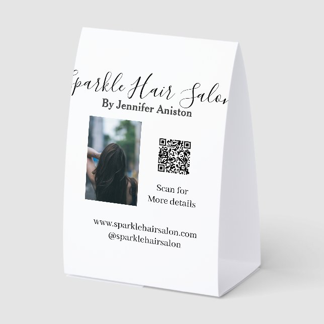 Table Tent Sign (Front)