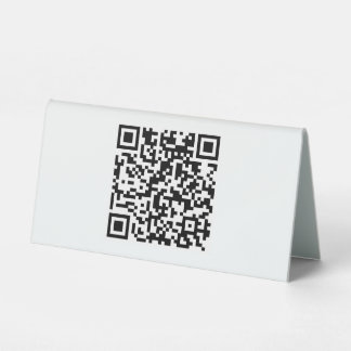 Table Tent Sign 6" X 3"