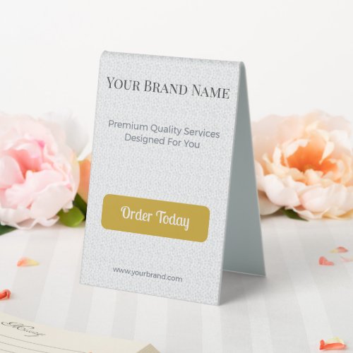 Table Tent Sign Custom Table Tent Display