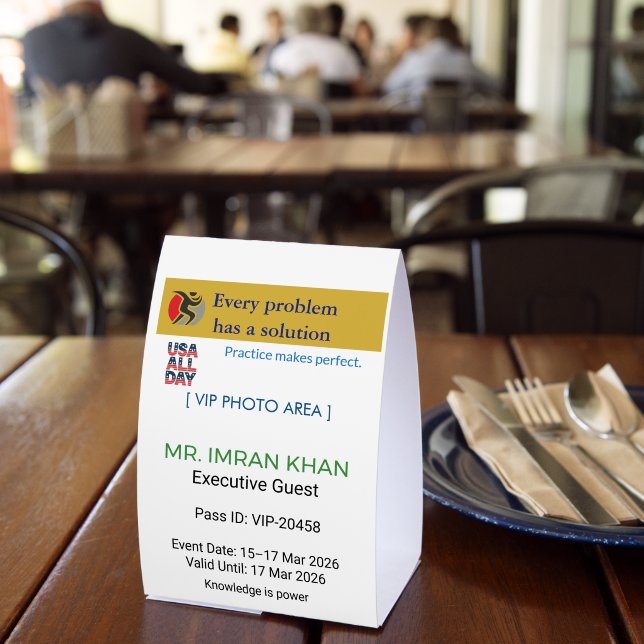 Table Tent Signs | Wedding | Party | Custom (Insitu(Restaurant))