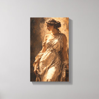 Tableau Déco (Grace Antique) Art Déco Canvas Print
