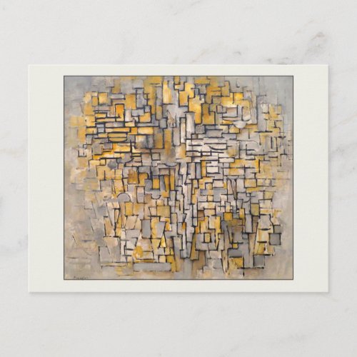 Tableau No 2 Composition No VII Piet Mondrian Postcard