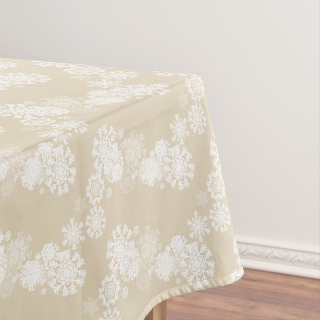 Tablecloth "52x70" Snowflakes (In Situ)