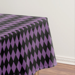 Tablecloth "60x84" -Halloween Harlequin Diamonds