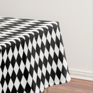 Tablecloth "60x84" -Halloween Harlequin Diamonds